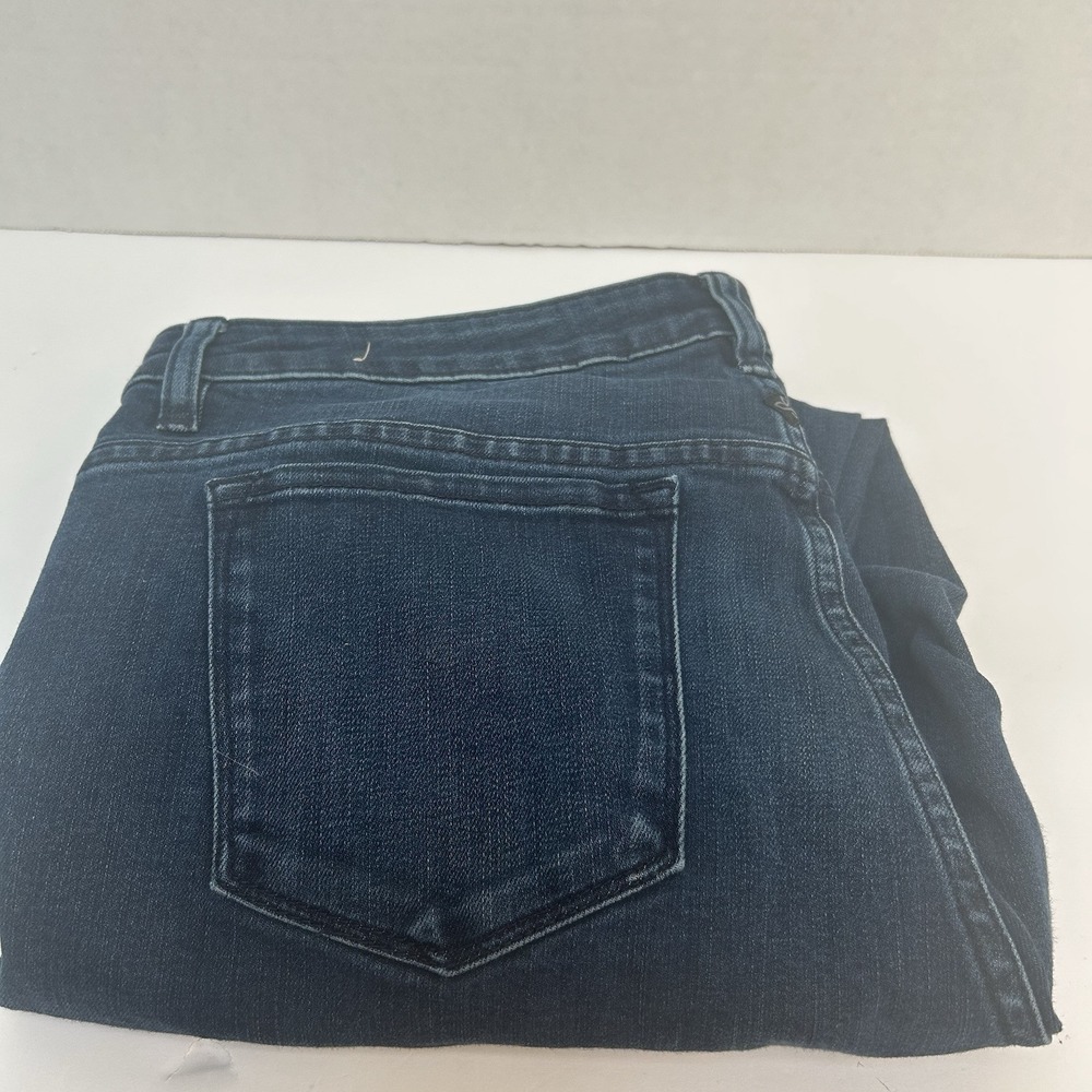 Prana Women's London Mid-Rise‎ Jean Dark Indigo Organic Cotton Size 12/31